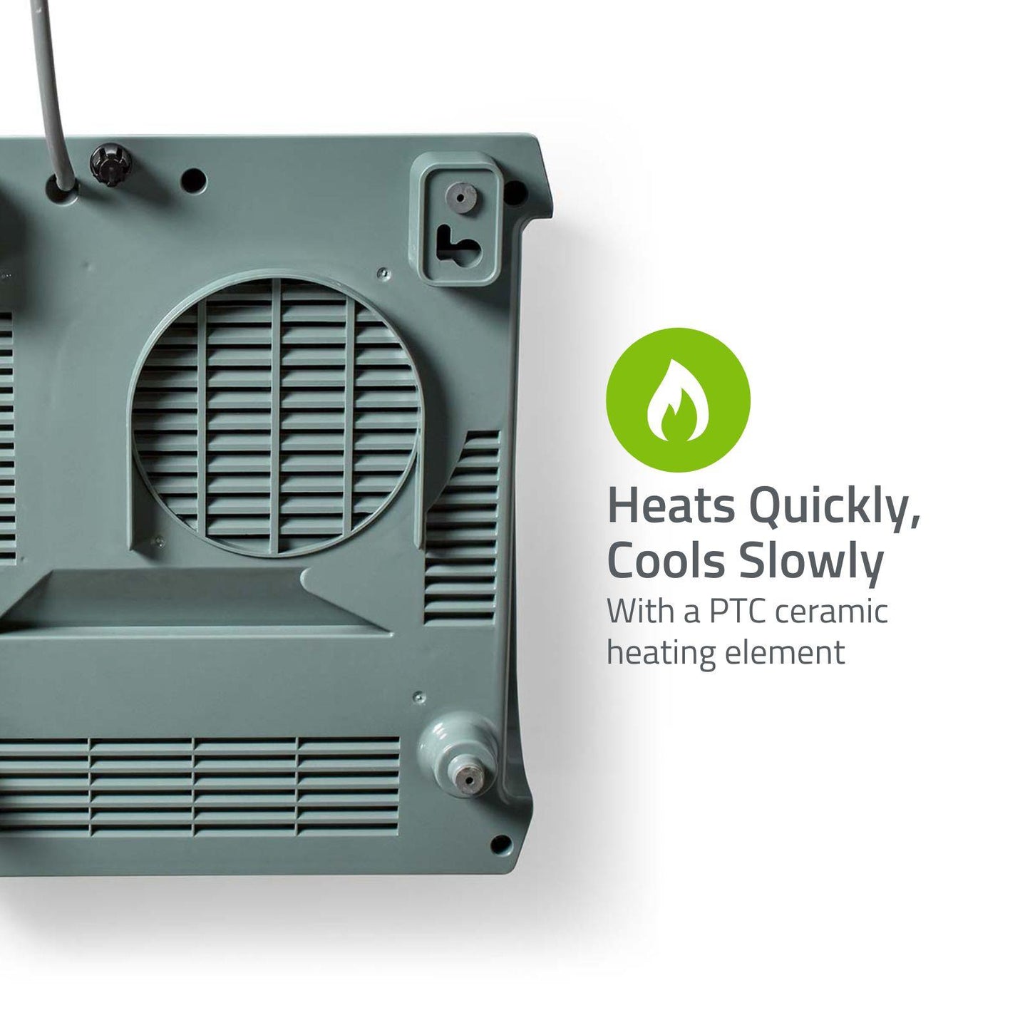 Nedis Bathroom Heater | 2000 W | Adjustable thermostat | 2 Heat Modes | IP22 | Remote control | White