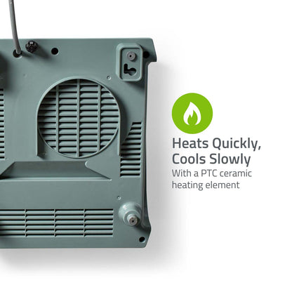 Nedis Bathroom Heater | 2000 W | Adjustable thermostat | 2 Heat Modes | IP22 | Remote control | White