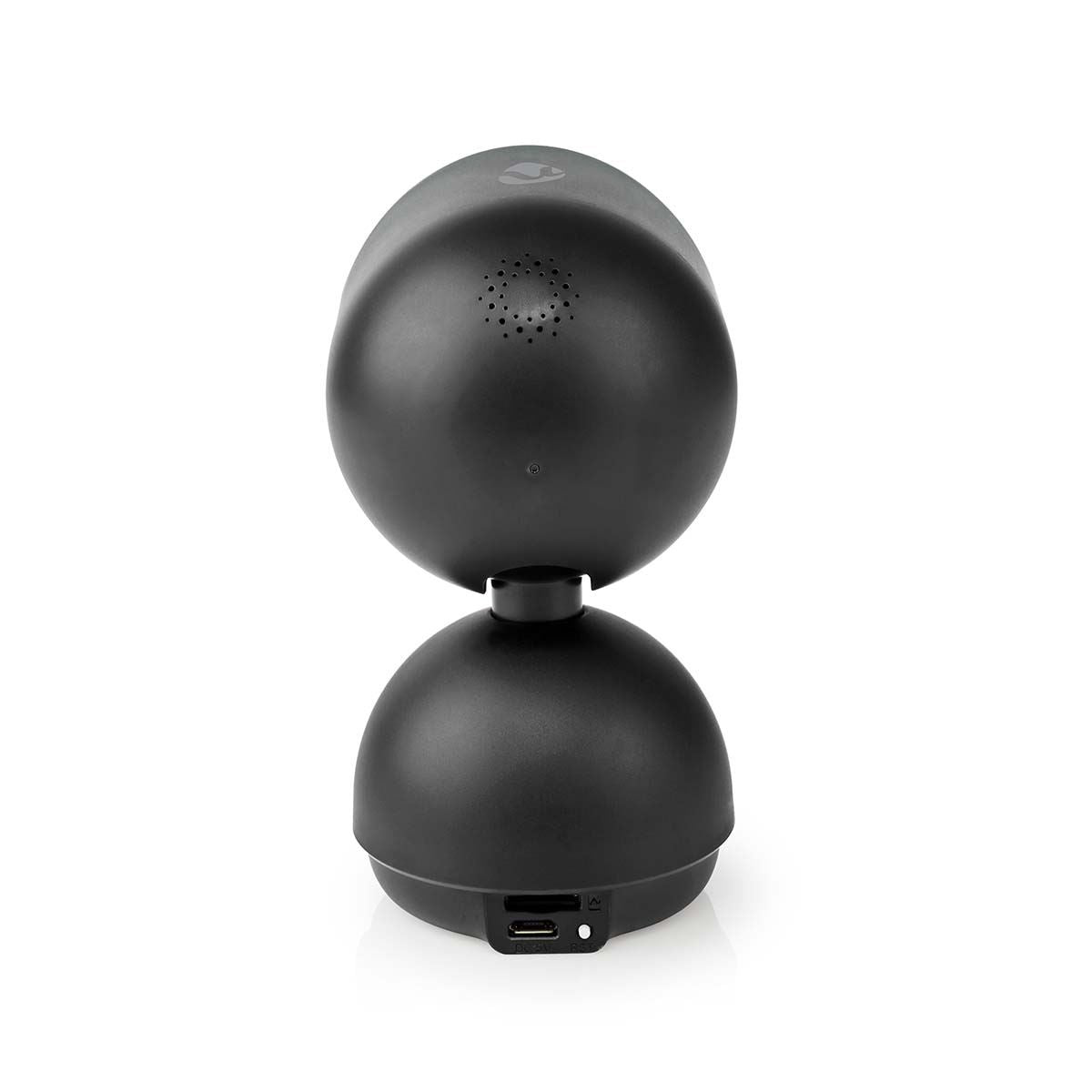 Nedis SmartLife Indoor Camera | Wi-Fi | Full HD 1080p | Pan tilt | Cloud Storage (optional) / microSD (not included) / Onvif | With motion sensor | Night vision | Black