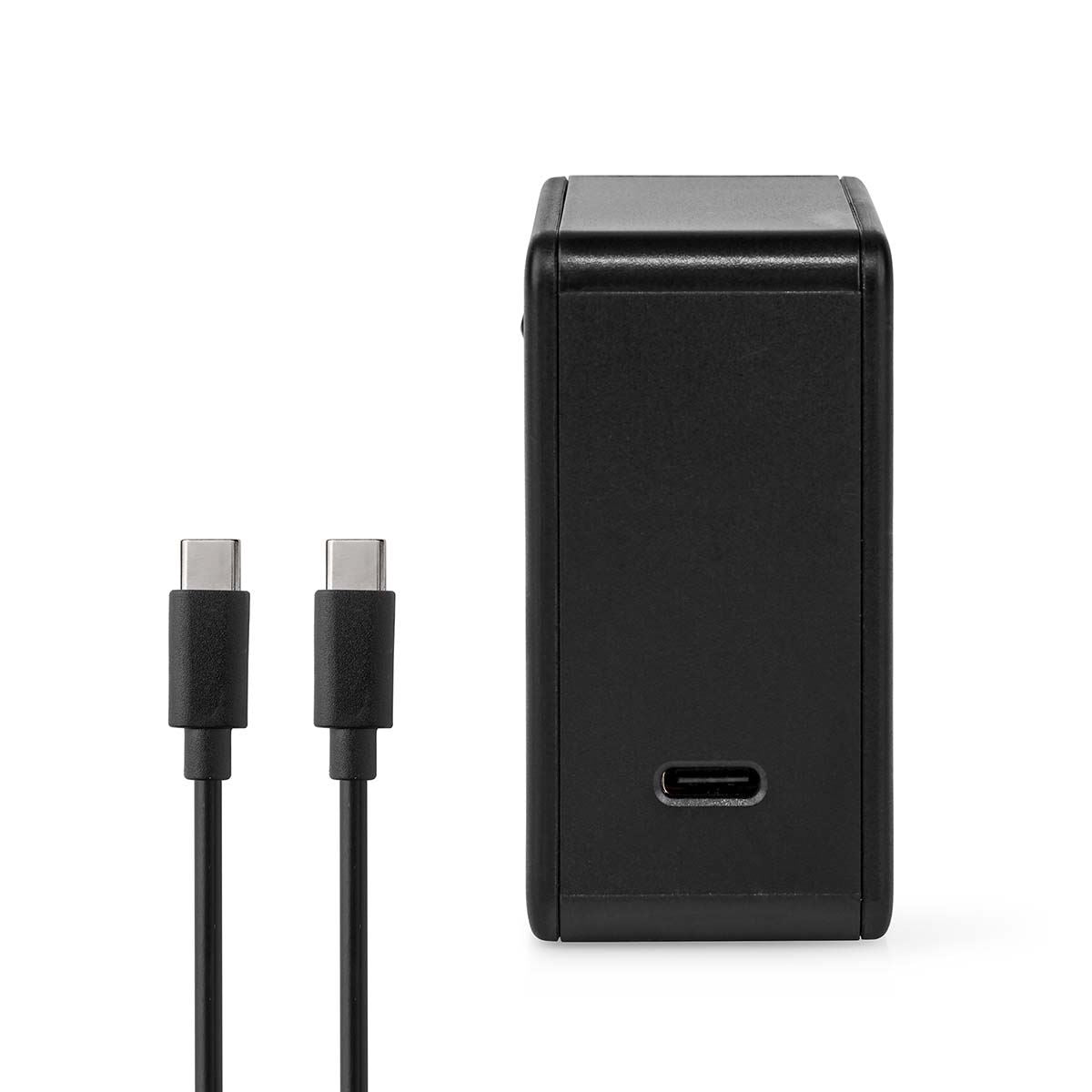Nedis Wall Charger | 65 W | Quick charge feature | 3.0 / 3.25 A | Number of outputs: 1 | USB-C™ | Type-C™ | 2.00 m | Automatic Voltage Selection | Black