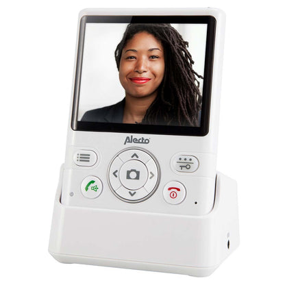 Alecto Door Video Intercom Camera | with Portable 3.5" inch Color Display Wireless Door Entry unit