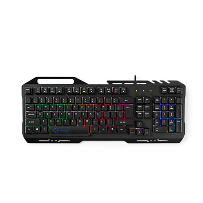 Nedis Wired Gaming Keyboard | USB 2.0 | Membrane Keys | LED | US International | US Layout | USB Powered | Power cable length: 1.50 m | Gaming