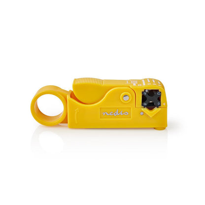 Nedis CSGG49510YE | Cable Stripping Plier | Stripping Tool | PVC / Steel | Black / Yellow