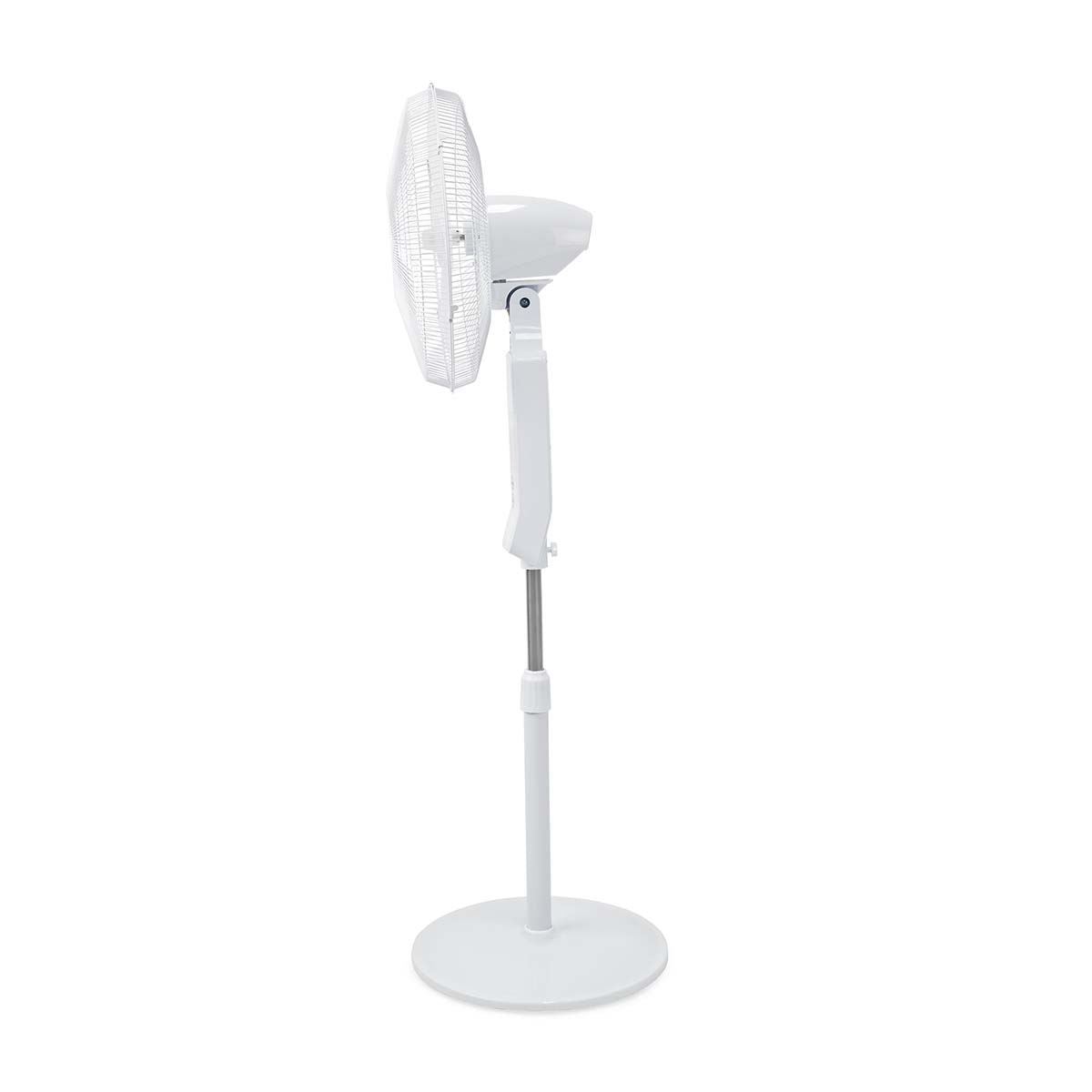 Nedis SmartLife Fan | Wi-Fi | 400 mm | Adjustable height | Rotates automatically | 3-Speed | Timer | Remote control | Android™ / IOS | White