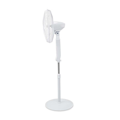Nedis SmartLife Fan | Wi-Fi | 400 mm | Adjustable height | Rotates automatically | 3-Speed | Timer | Remote control | Android™ / IOS | White