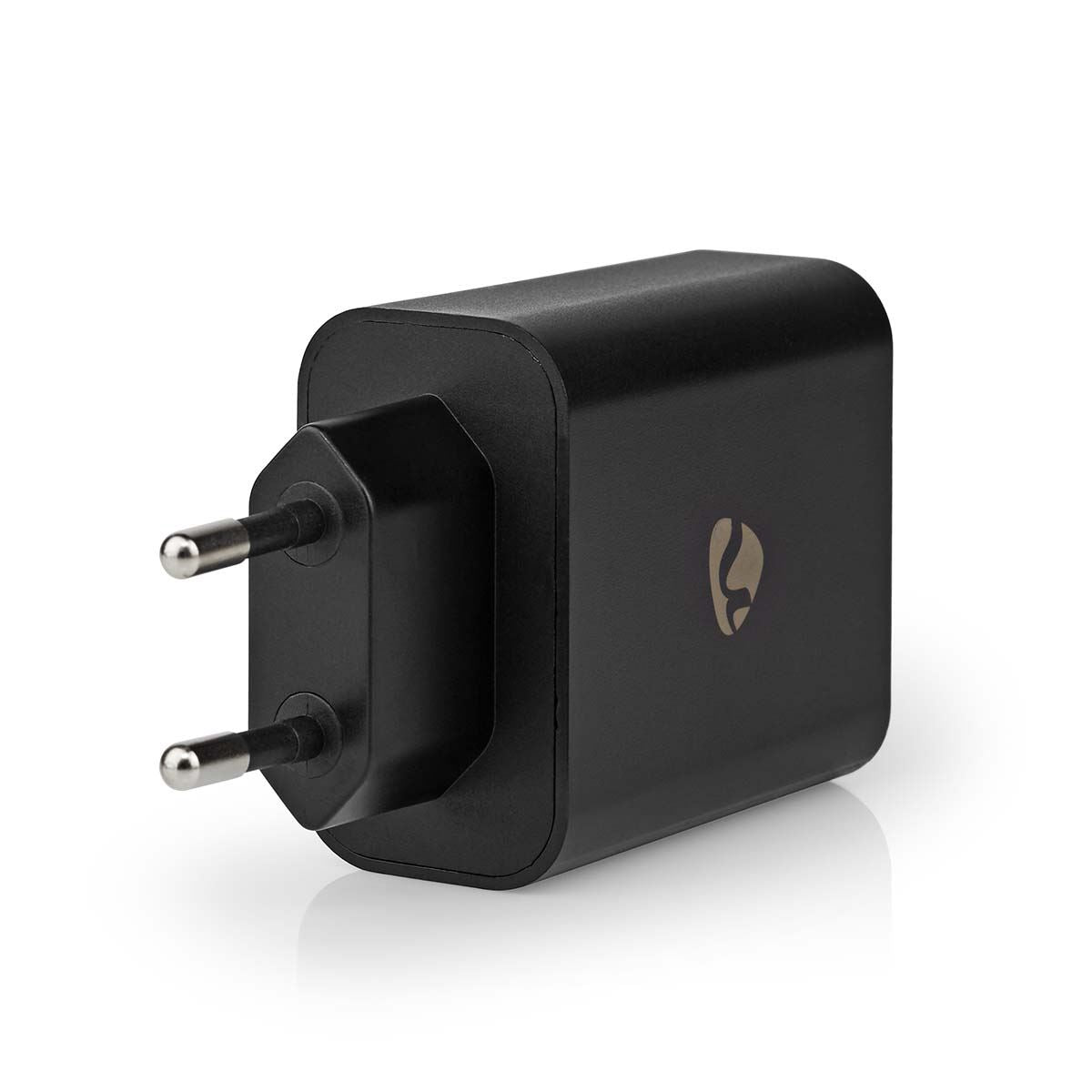 Nedis Wall Charger | 65 W | Quick charge feature | 2.0 / 2.25 / 3.25 A | Number of outputs: 2 | USB-A / USB-C™ | Automatic Voltage Selection | Black