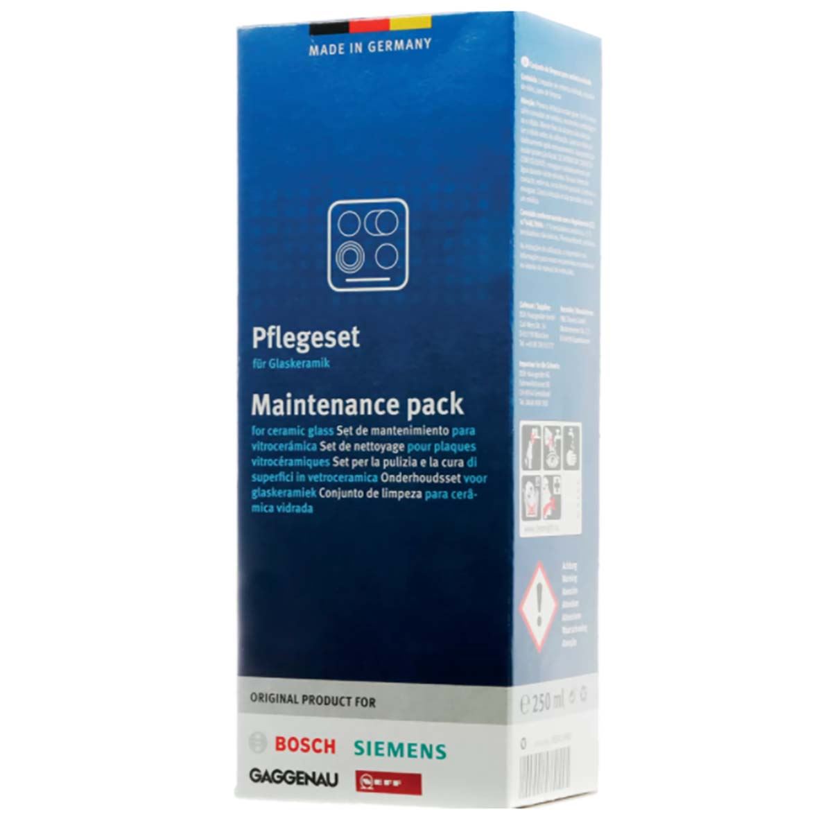Bosch Maintenance set for glass ceramic hobs