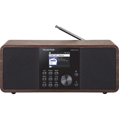 Telestar DIRA S 24i Multifunctional Stereo Radio DAB+ / FM / Internet / Bluetooth Wood