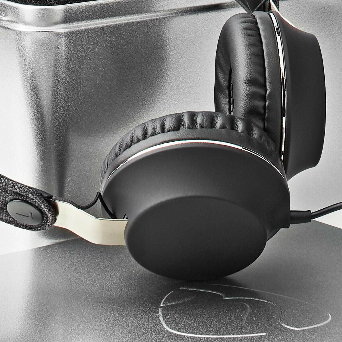 Nedis On-Ear Wired Headphones | 3.5 mm | Cable length: 1.20 m | Anthracite / Black