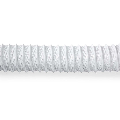 Nedis PVC Air Outlet Hose | 100 mm | 1.50 m | Suitable for: Air Ventilation / Tumble Dryers | White