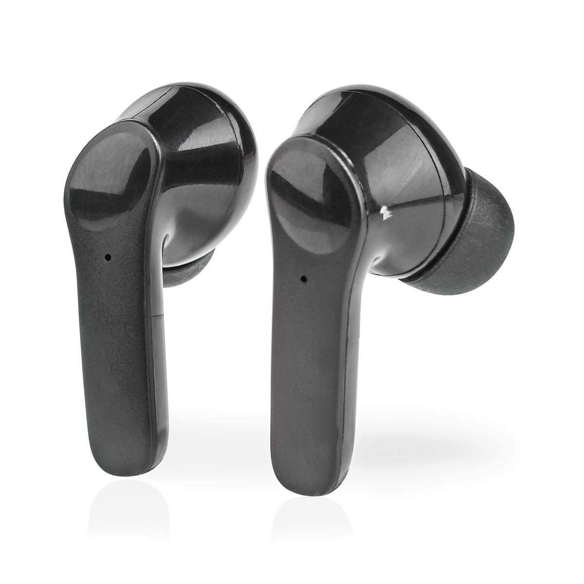Nedis Fully Wireless Earphones | Bluetooth® | Maximum battery play time: 5 hrs | Touch Control | Charging case | Built-in microphone | Voice control support | Noise canceling | Black