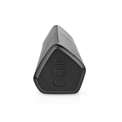 Nedis Bluetooth® Speaker | Maximum battery play time: 6 hrs | Table Design | 18 W | Stereo | Built-in microphone | Linkable | Black