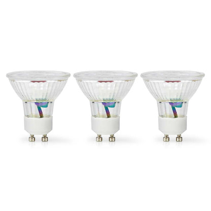 Nedis LED Bulb GU10 | Spot | 4.5 W | 345 lm | 2700 K | Warm White | Retro Style | 3 pcs