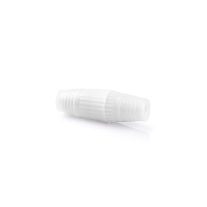 Nedis Satellite & Antenna Adapter | Screw Clamp | Screw Clamp | Nickel Plated | 75 Ohm | Straight | ABS | White | 10 pcs | Envelope