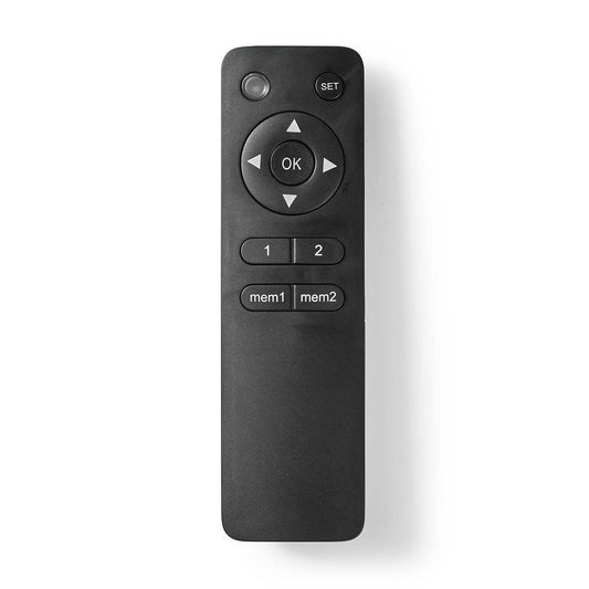 Nedis Replacement Remote Control | Suitable for: TVCM5830BK / TVSM5830BK / TVSM5831BK / TVSM5840BK / TVSM5850BK / TVWM5850BK / TVWM5860BK / TVWM5880BK | Fixed | 1 Device | Clear Lay-out | Radio Frequency | Black