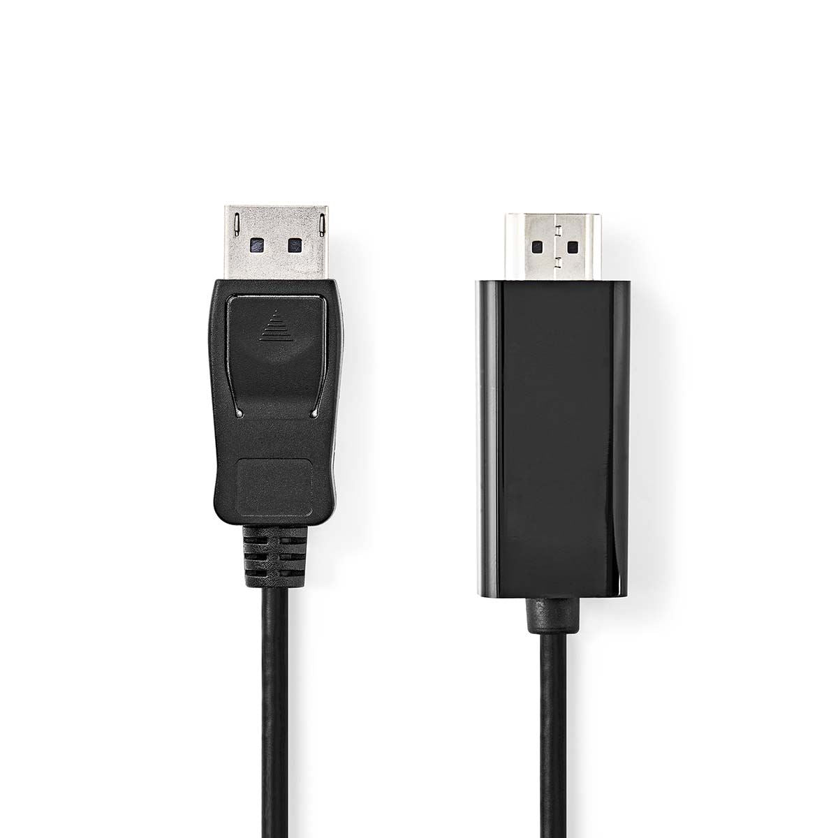 Nedis DisplayPort Cable | DisplayPort Male | HDMI™ Connector | 1080p | Nickel Plated | 3.00 m | Round | PVC | Black | 12.349.528