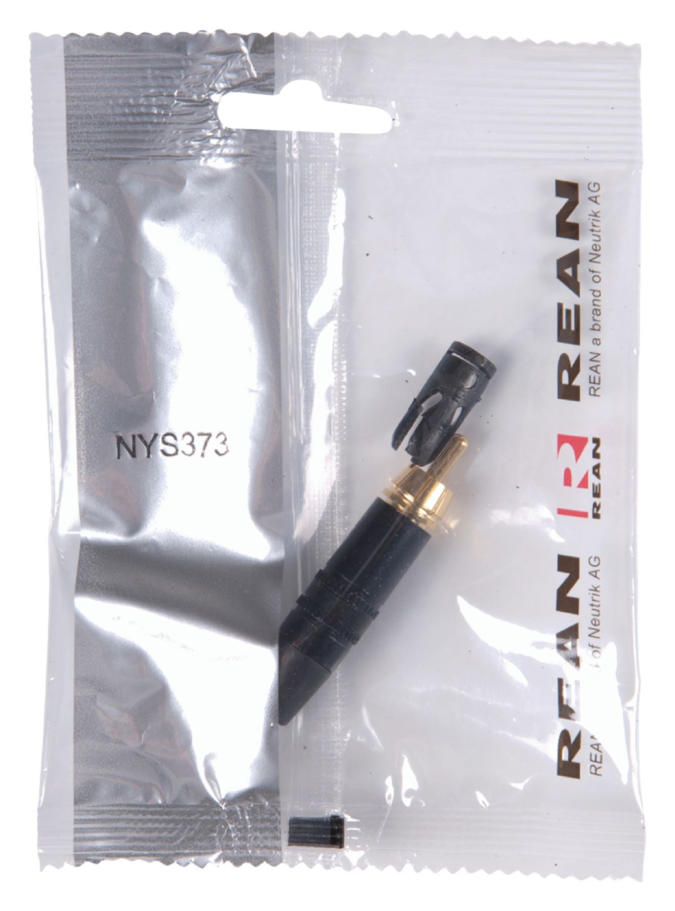 Neutrik Connector RCA Male Metal Black