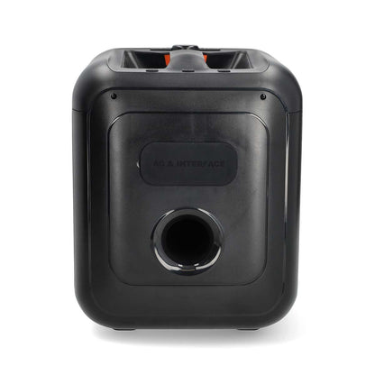 Nedis Bluetooth® Party Speaker | Maximum battery play time: 5 hrs | 150 W | Carrying handle | Party lights | Linkable | Equalizer | Black / Orange