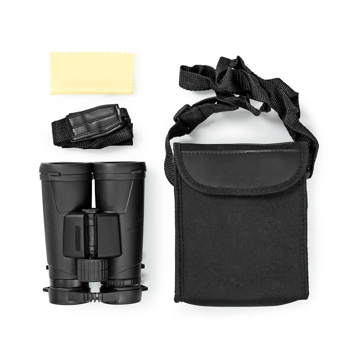 Nedis Binocular | Magnification: 10 x | Objective lens diameter: 42 mm | Field of view: 96 m | Travel bag included | Black