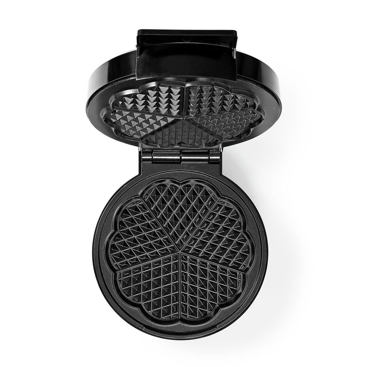 Nedis Waffle Plate | 19 cm | 1000 W | Black