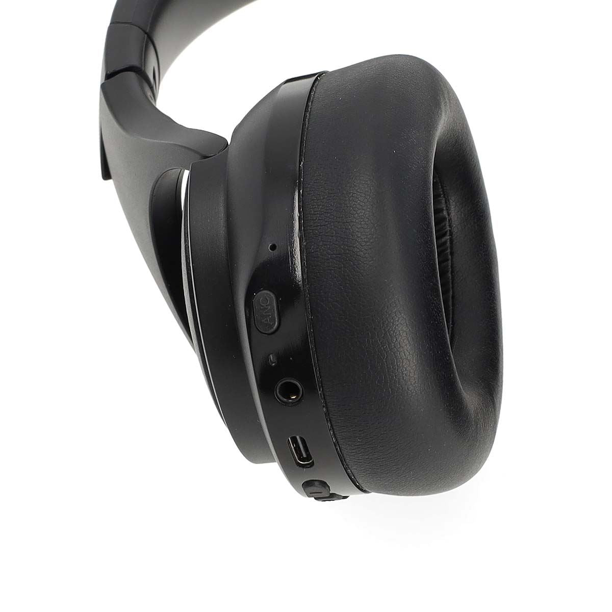 Nedis Wireless Over-Ear Headphones | Maximum battery play time: 28 hrs | Built-in microphone | Press Control | Hybrid (ENC + ANC) | Voice control support | Volume control | Black