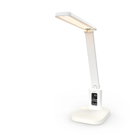 Nedis LTLRC10WT | LED Desk Lamp | Dimmable | 3 Light Modes | 220 lm | Rechargeable | Dimmer - On Product | White