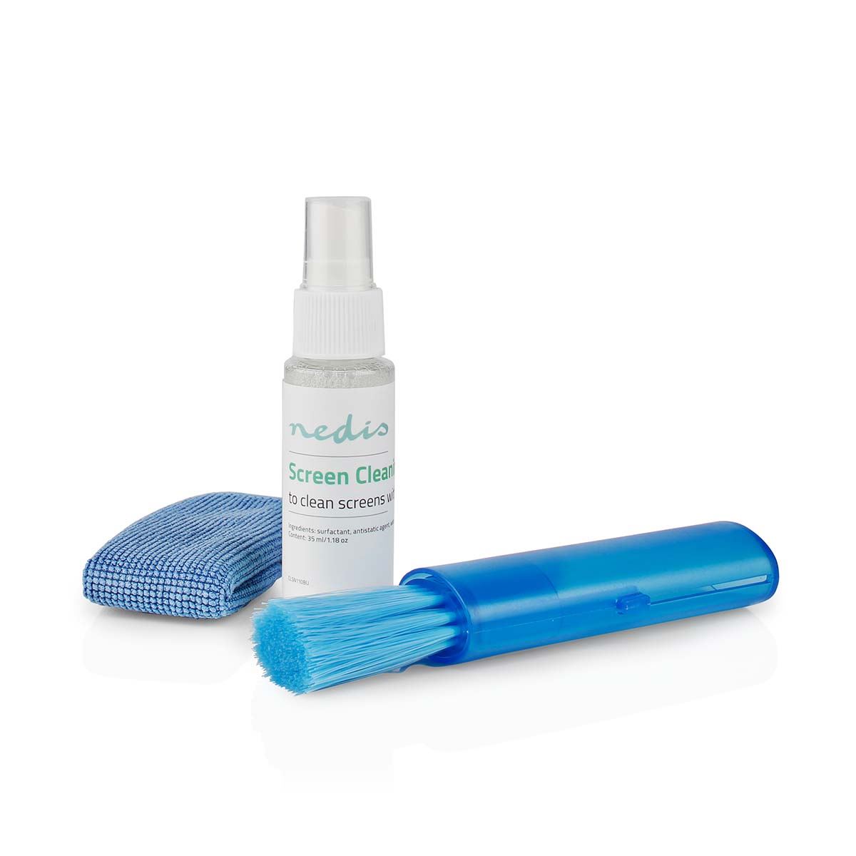 Nedis Screen Cleaner | Spray | 35 ml | Notebook / Smartphone / Tablet / TV Screen | Wiper included