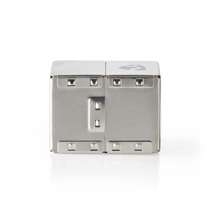 Nedis Network Coupler | CAT6 | Shielded | RJ45 Female | RJ45 Female | Straight | Metal | Box