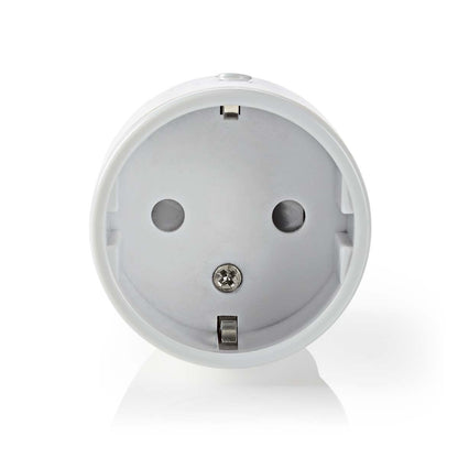 Nedis SmartLife Smart Plug | Wi-Fi | IP21 | Power meter | 2500 W | Plug with earth contact / Type F (CEE 7/7) | -10 - 40 °C | Android™ / IOS | White | 1 pcs