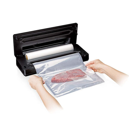 MELISSA Vacuum sealer | 110w | with Integrated Roll Holder |Built-in Cutter | Black