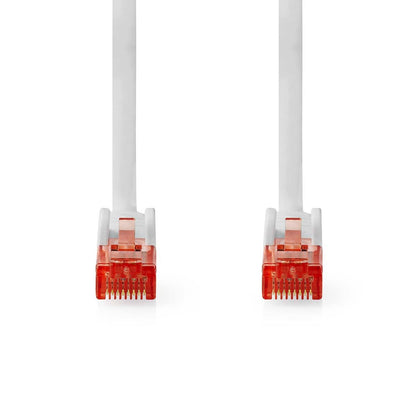Nedis CAT6 Network Cable | RJ45 Male | RJ45 Male | U/UTP | 5.00 m | Round | PVC | White | Label