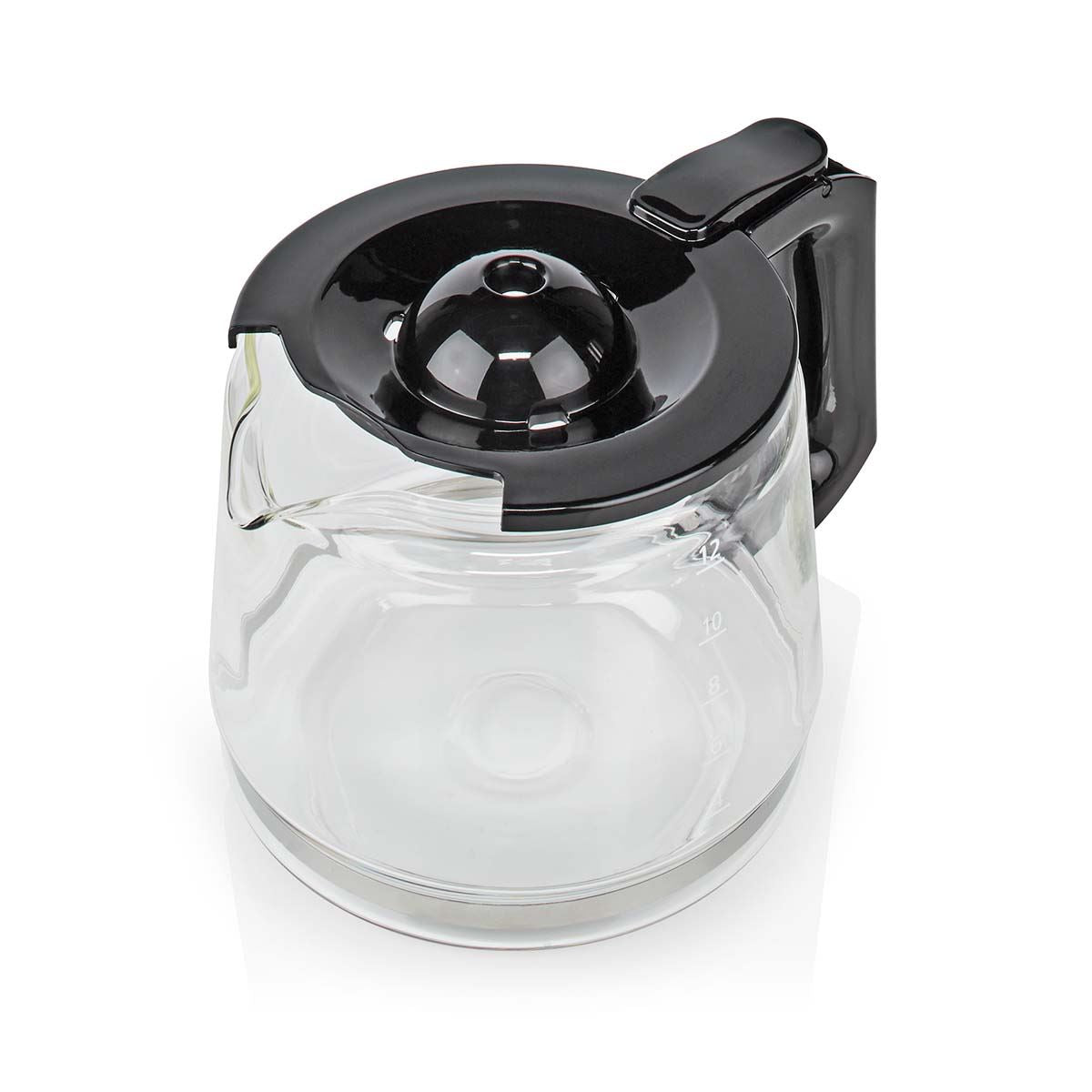 Nedis Coffee Maker | Filter Coffee | 1.5 l | 12 Cups | Keep warm feature | Black / Silver