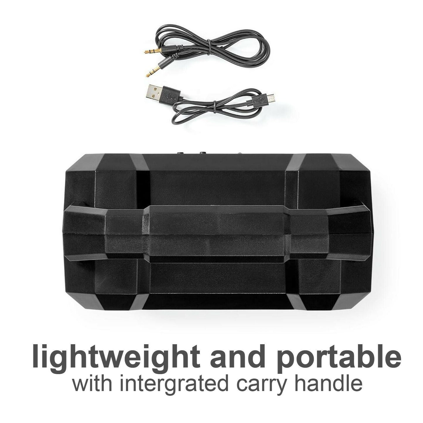 Nedis Bluetooth® Speaker | Maximum battery play time: 13 hrs | Table Design | 5 W | Mono | Built-in microphone | Black