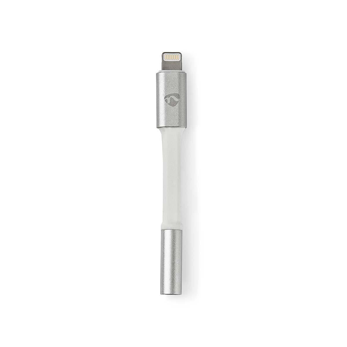Nedis Lightning Adapter | Apple Lightning 8-Pin | 3.5 mm Female | Gold Plated | 0.15 m | Round | Aluminium