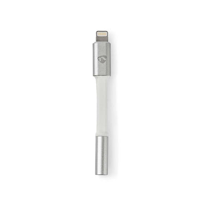 Nedis Lightning Adapter | Apple Lightning 8-Pin | 3.5 mm Female | Gold Plated | 0.15 m | Round | Aluminium