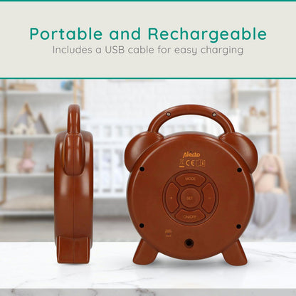Alecto BC-100 MONKEY | Sleep Trainer & Night Lamp Light / Alarm Clock | Monkey