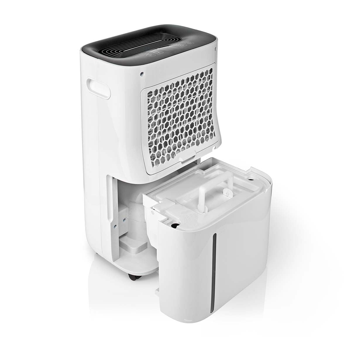 Nedis SmartLife Dehumidifier | Wi-Fi | 20 l/Day | Dehumidification / Continuous / Max+ / Dry laundry / Ventilation | Android™ / IOS | Adjustable hygrostat | 195 m³/h