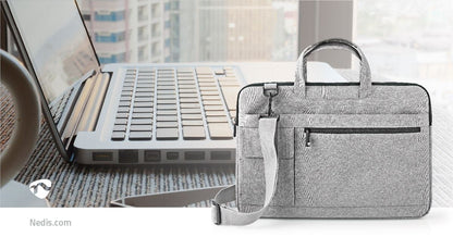 Nedis Notebook Bag | 15 - 16" | Wearing belt | 8 Compartments | 30 mm | 285 mm | 410 mm | Polyester