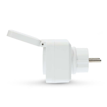 Nedis SmartLife Smart Plug | Wi-Fi | IP44 | Power meter | 3680 W | Schuko Type E (CEE 7/6) | -25 - 55 °C | Android™ / IOS | Grey / White | 1 pcs
