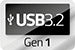 Nedis USB-C™ Adapter | USB 3.2 Gen 1 | USB-C™ Male | USB-A Female | 5 Gbps | OTG | Round | Nickel Plated | Black | Box