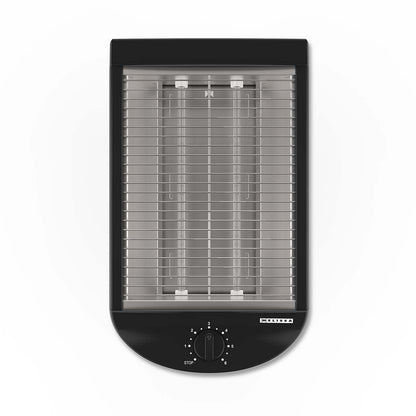MELISSA Flat Bed Toaster | Removable Crumb Tray | Auto Off | Buzzer | 600W | Black