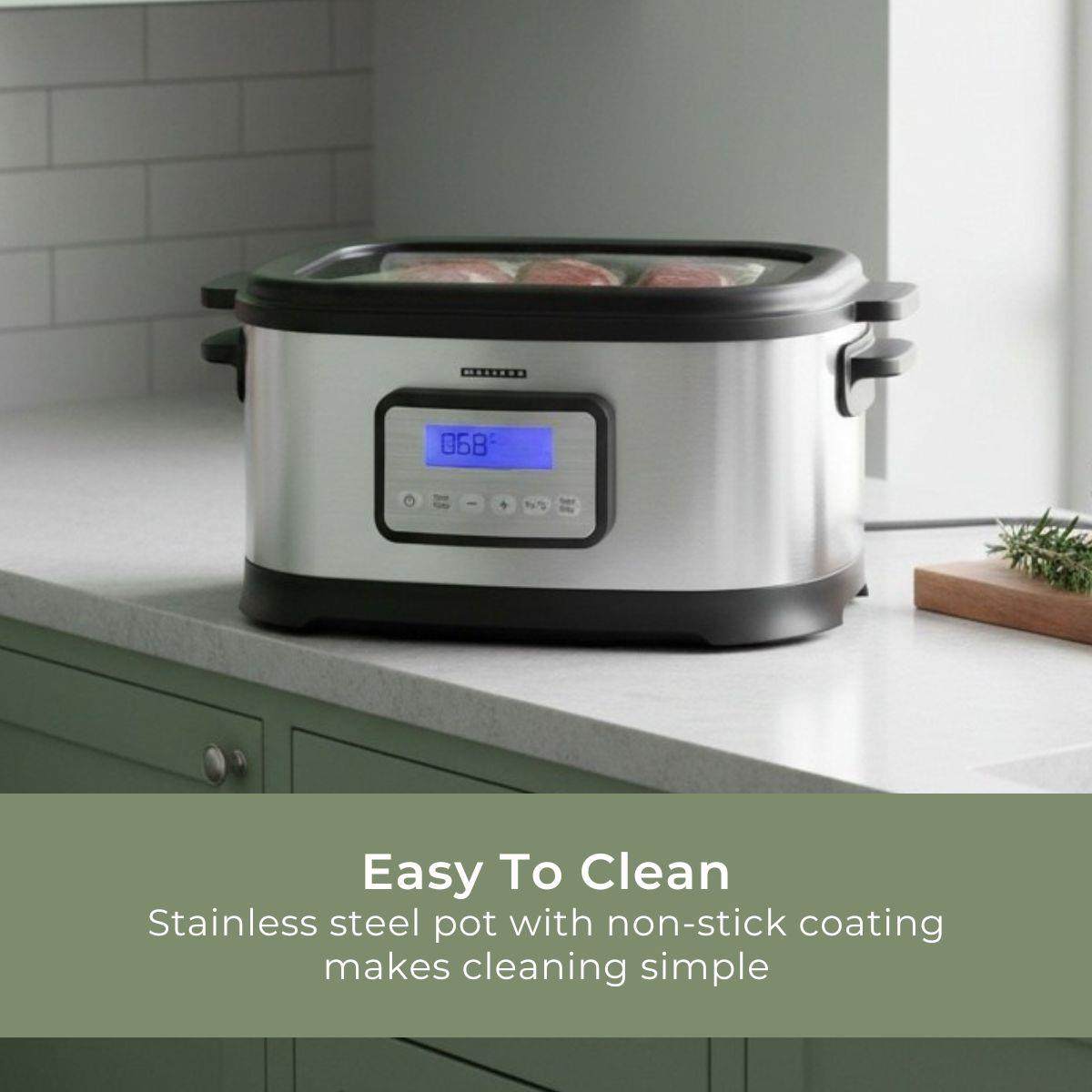 MELISSA Sous Vide with LCD Timer | 6L | 520W | Black / Stainless Steel