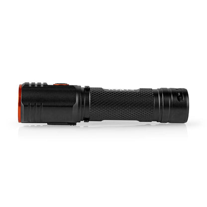 Nedis LED Torch | Battery Powered | 3.7 V DC | 20 W | N/A | Batteries included | Rechargeable | Rated luminous flux: 2000 lm | Light range: 180 m | Beam angle: 10 °