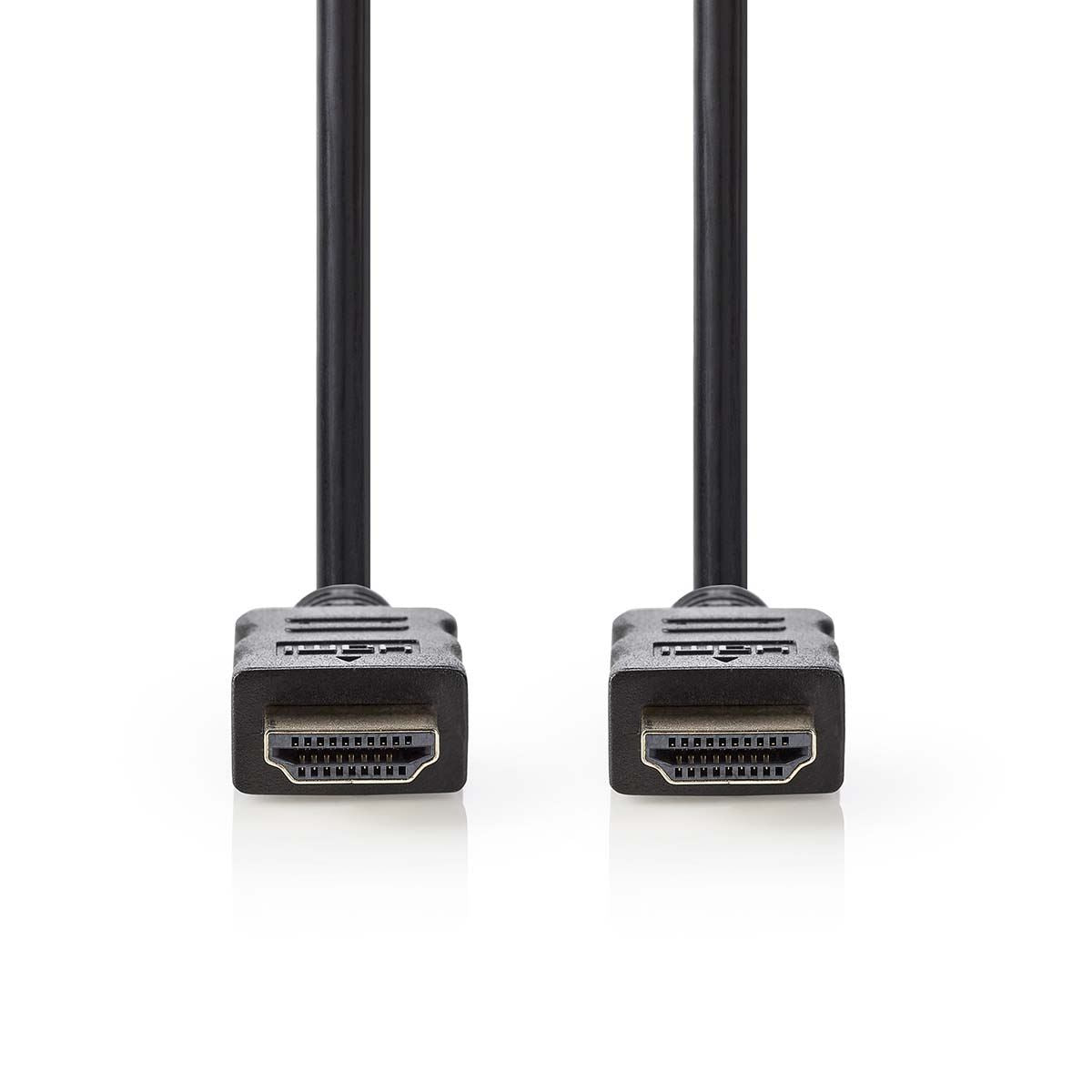 Nedis High Speed HDMI™ Cable with Ethernet | HDMI™ Connector | HDMI™ Connector | 4K@30Hz | ARC | 10.2 Gbps | 7.50 m | Round | PVC | Black | Label | 12.349.335