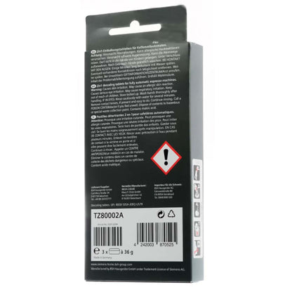Siemens Descaling tablets for fully automatic coffee machines 3 x 36 g