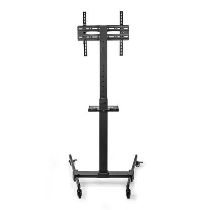 Nedis TV Floor Stand | 32 - 55 " | Maximum supported screen weight: 35 kg | Premium Column Design | Adjustable pre-fixed heights | Snap-lock | Steel | Black