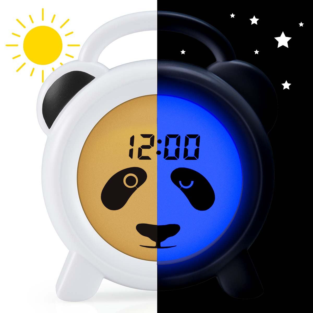 Alecto BC100PANDA | Sleep Trainer & Night Lamp Light / Alarm Clock - Panda