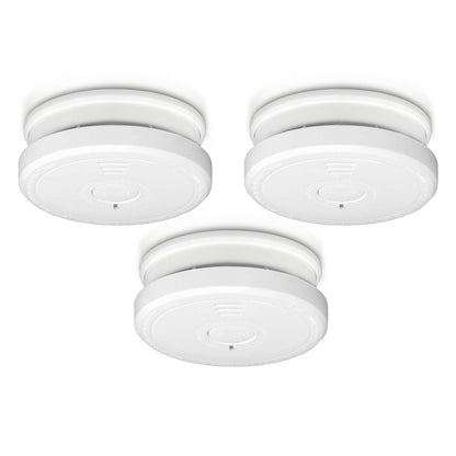 Alecto SA20 3X | SA20 Smoke detector with Hush Button | >85 dB | Battery Powered | EN14604:2005/AC:2008 | White |3 Pack