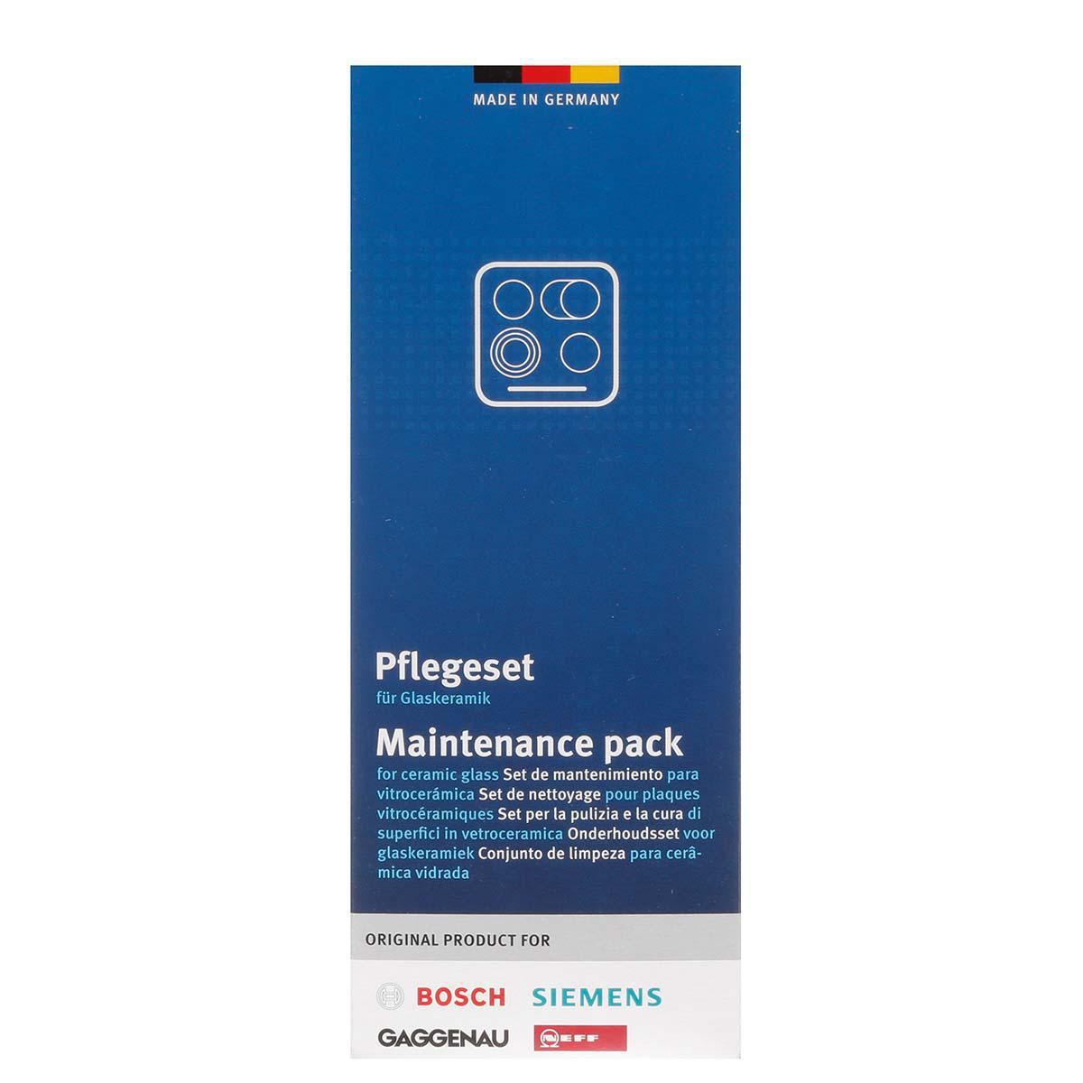 Bosch Maintenance set for glass ceramic hobs