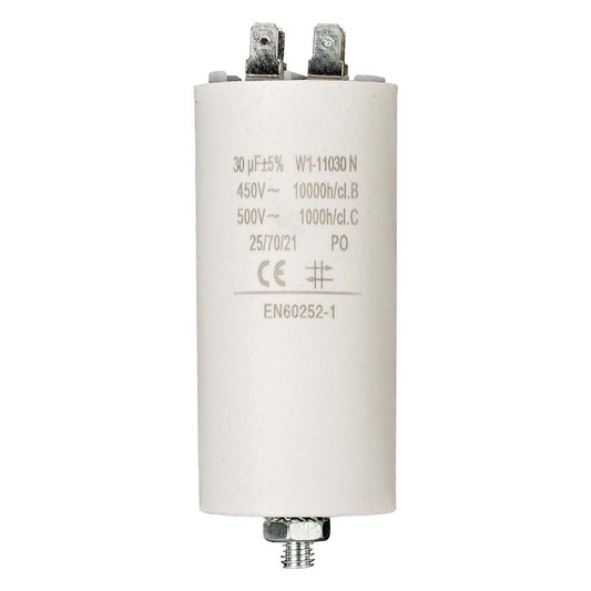 Nedis WCF30UF450V | Capacitor | 30 uF | 450 V | Faston | 10 pcs